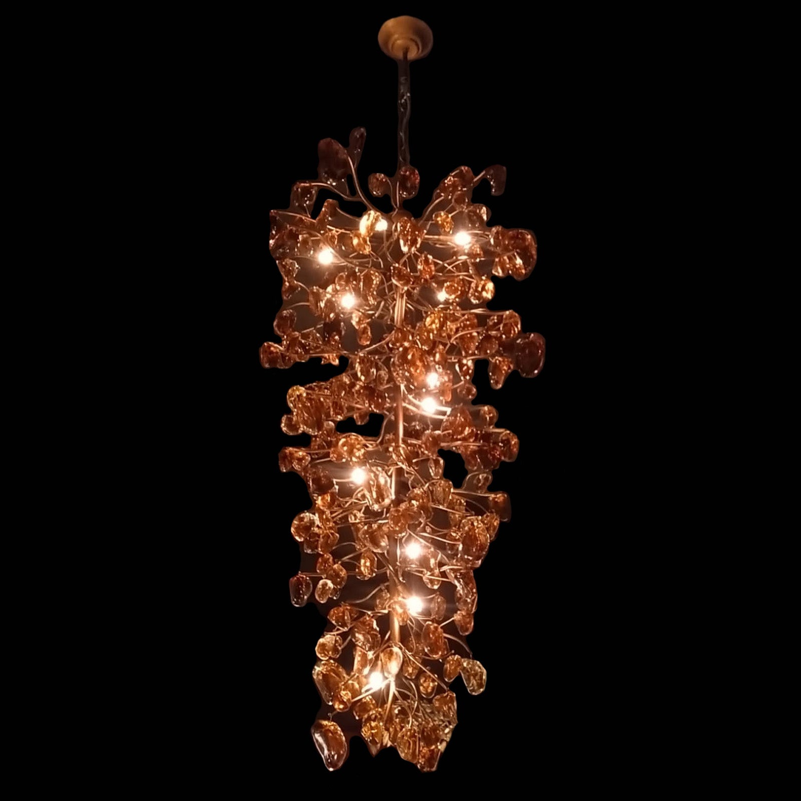 Kroonluchter Martini - verticaal - 60 x 130 cm