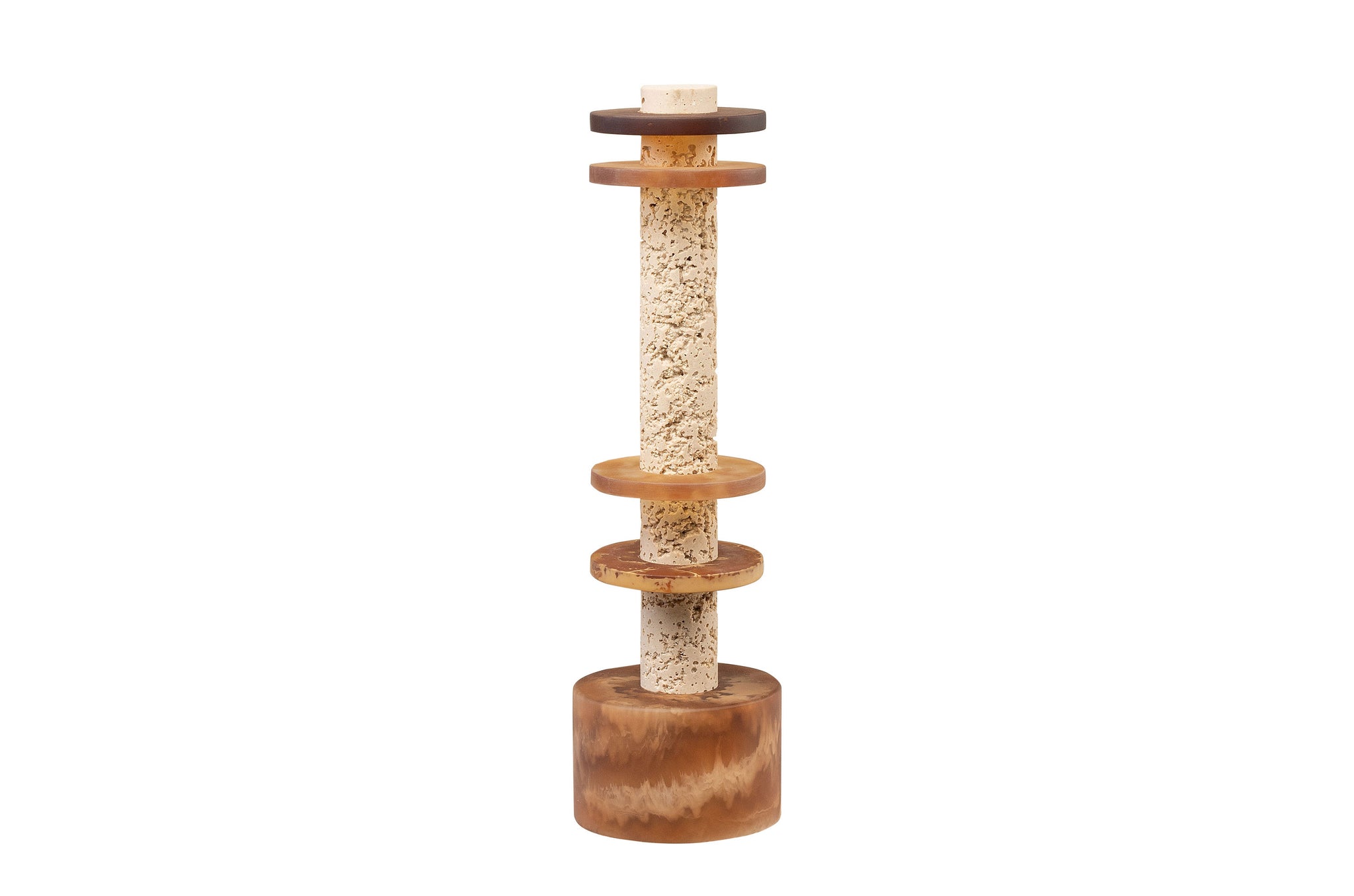 Deco object Strata - Cream