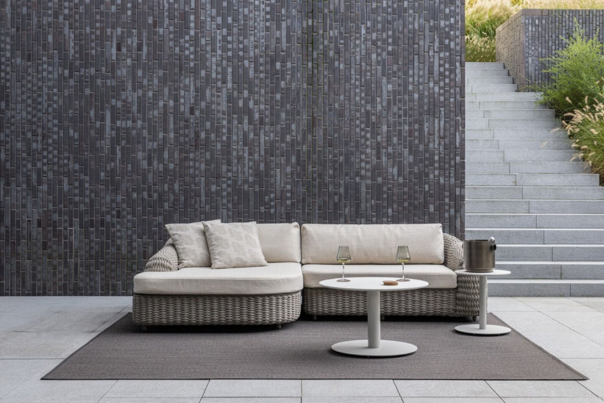 Modulaire bank Deauville - Chaise longue Rechts