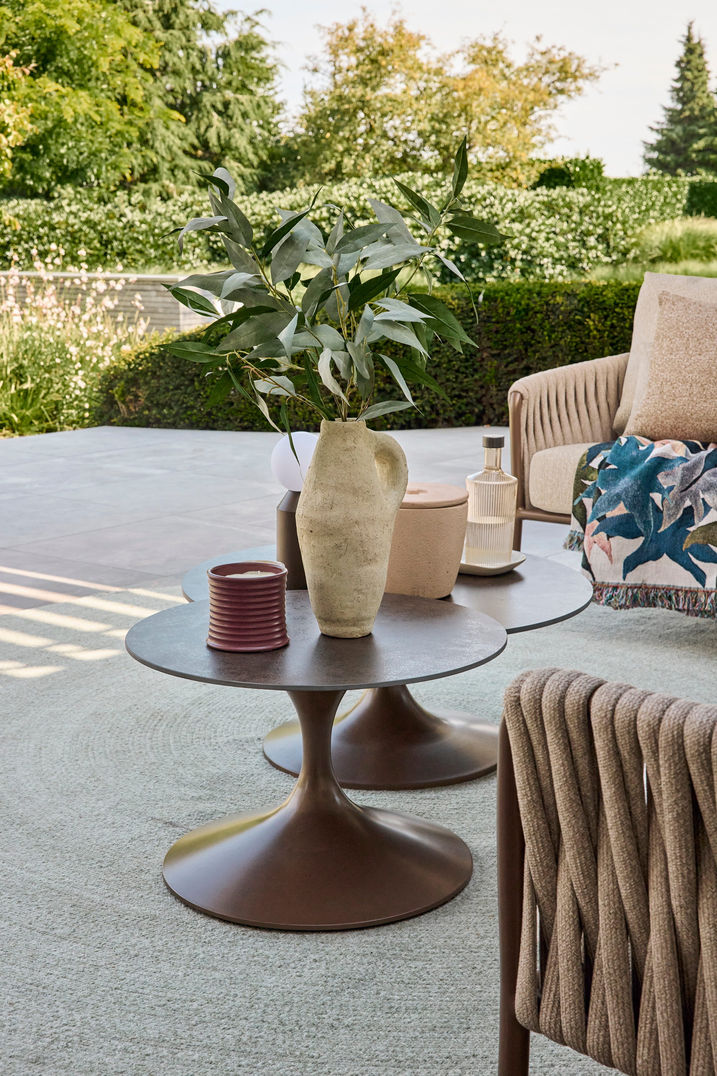 Salontafel Nova - Ø60x40 - Brons - Sintered stone