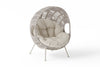 Loungestoel Nuna Egg - Camel Sand - Beachy bouclé