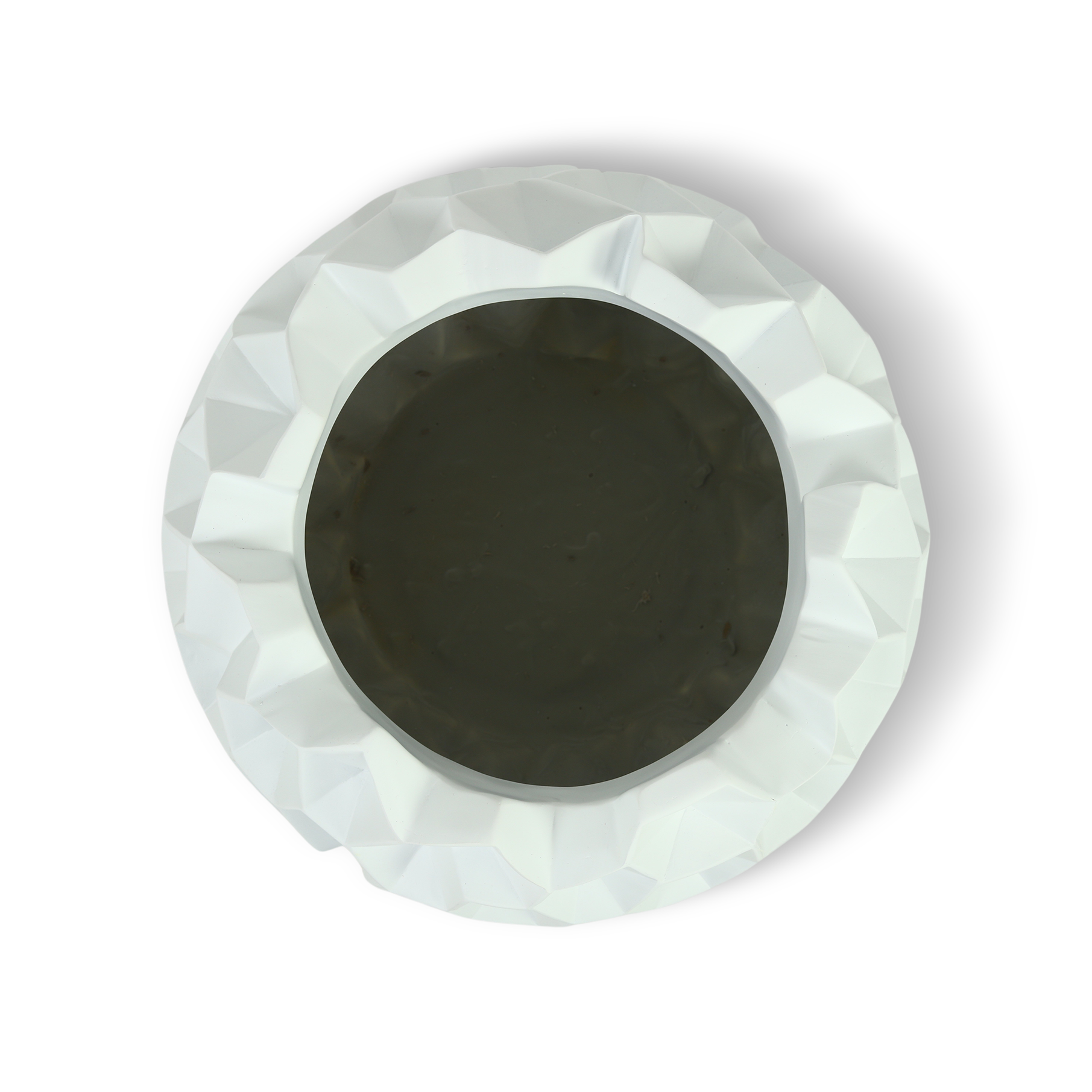 Plantenbak Krater - Wit - D41 H33