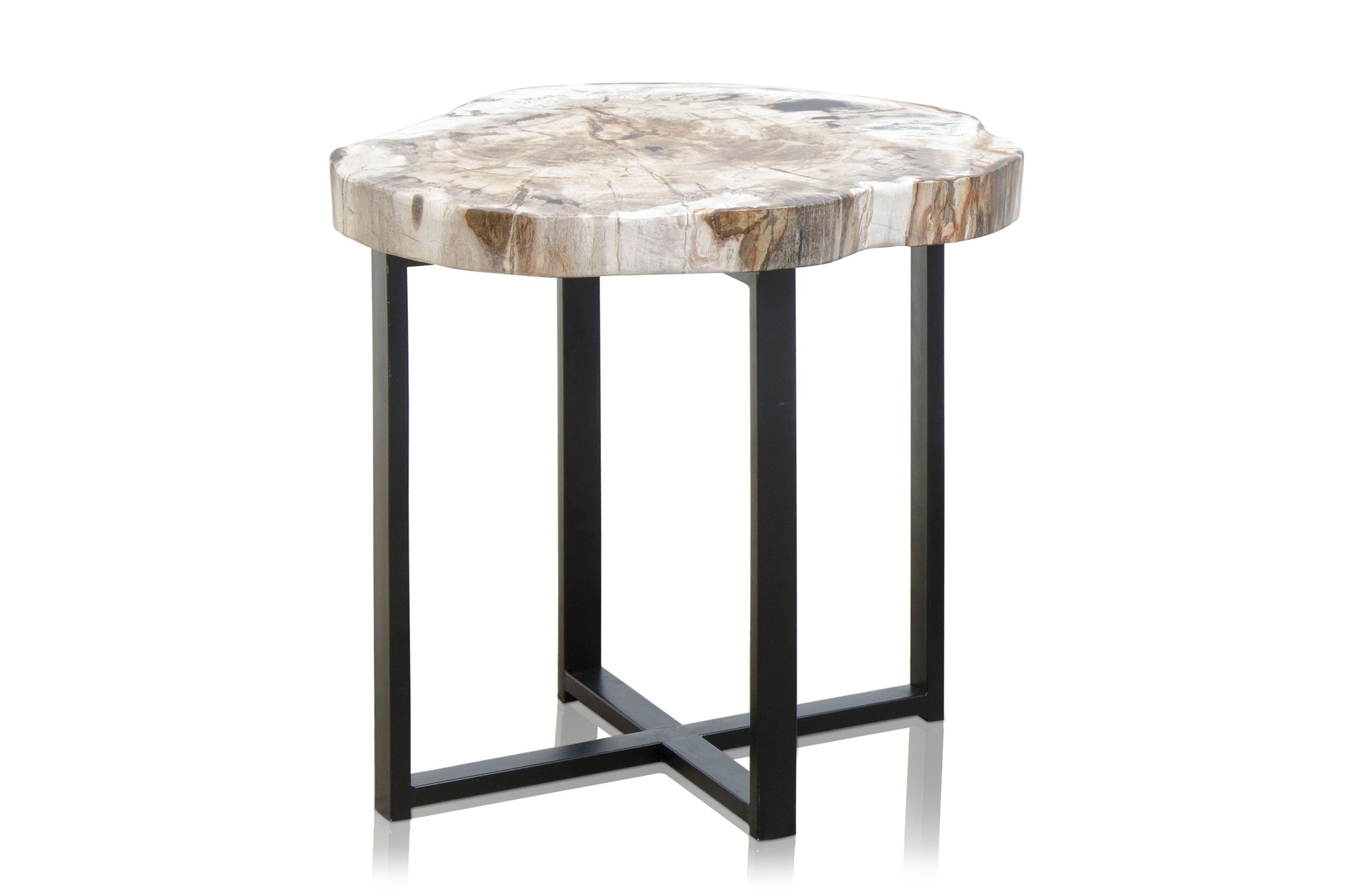 Bijzettafel Petrified Wood - 45