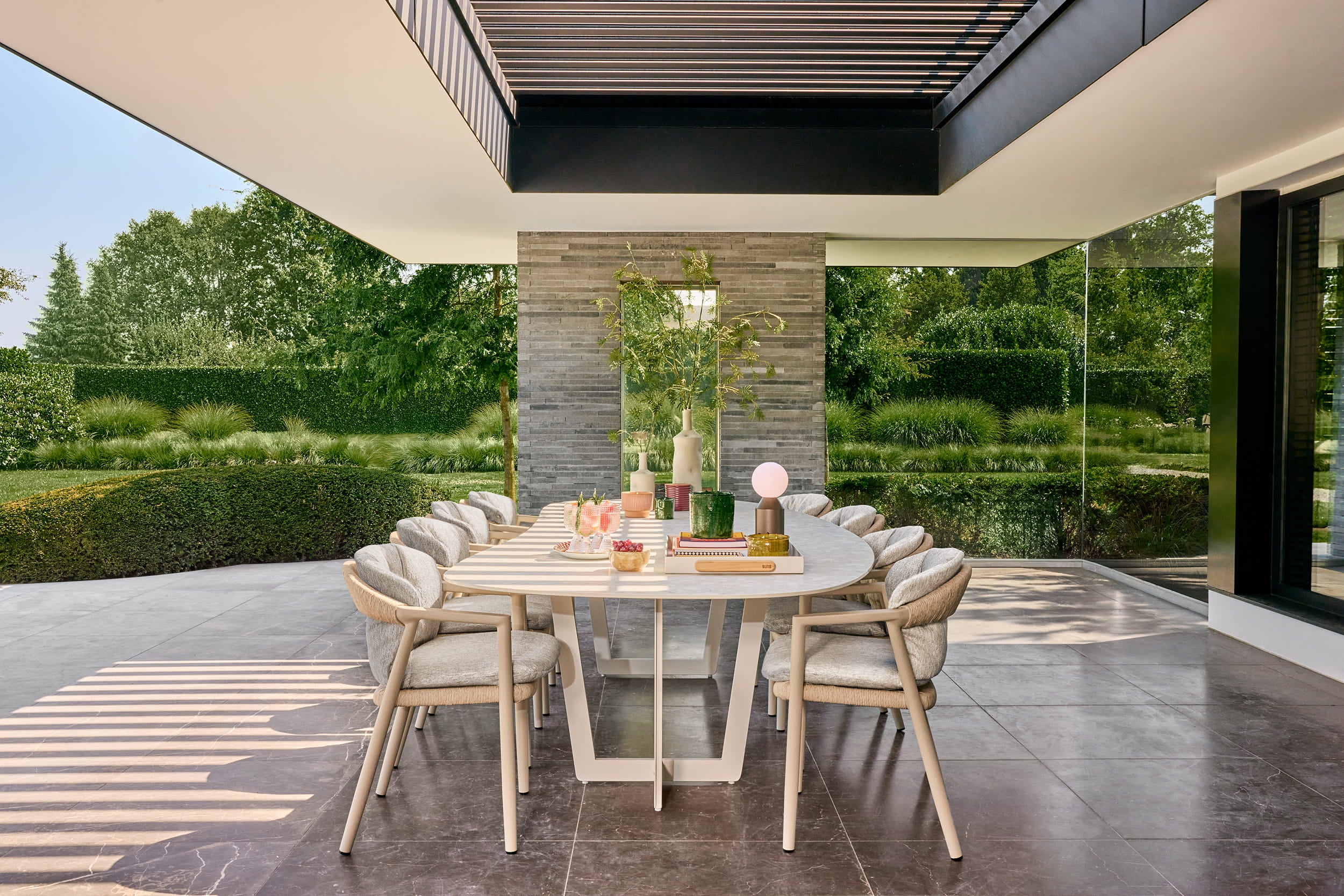 Tuinstoel Pemba - Champagne