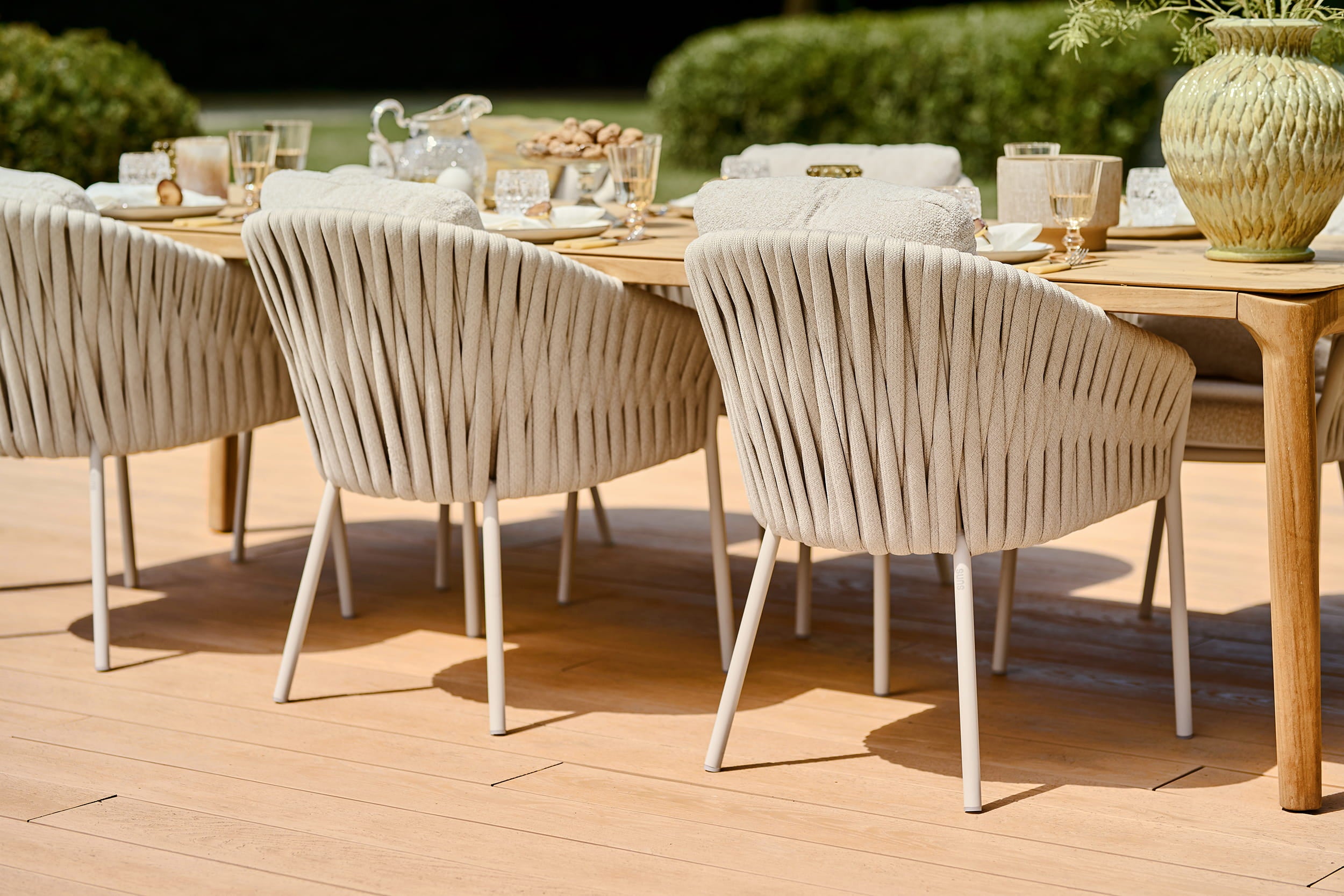 Tuintafel Pemba - 290x100 - Teak