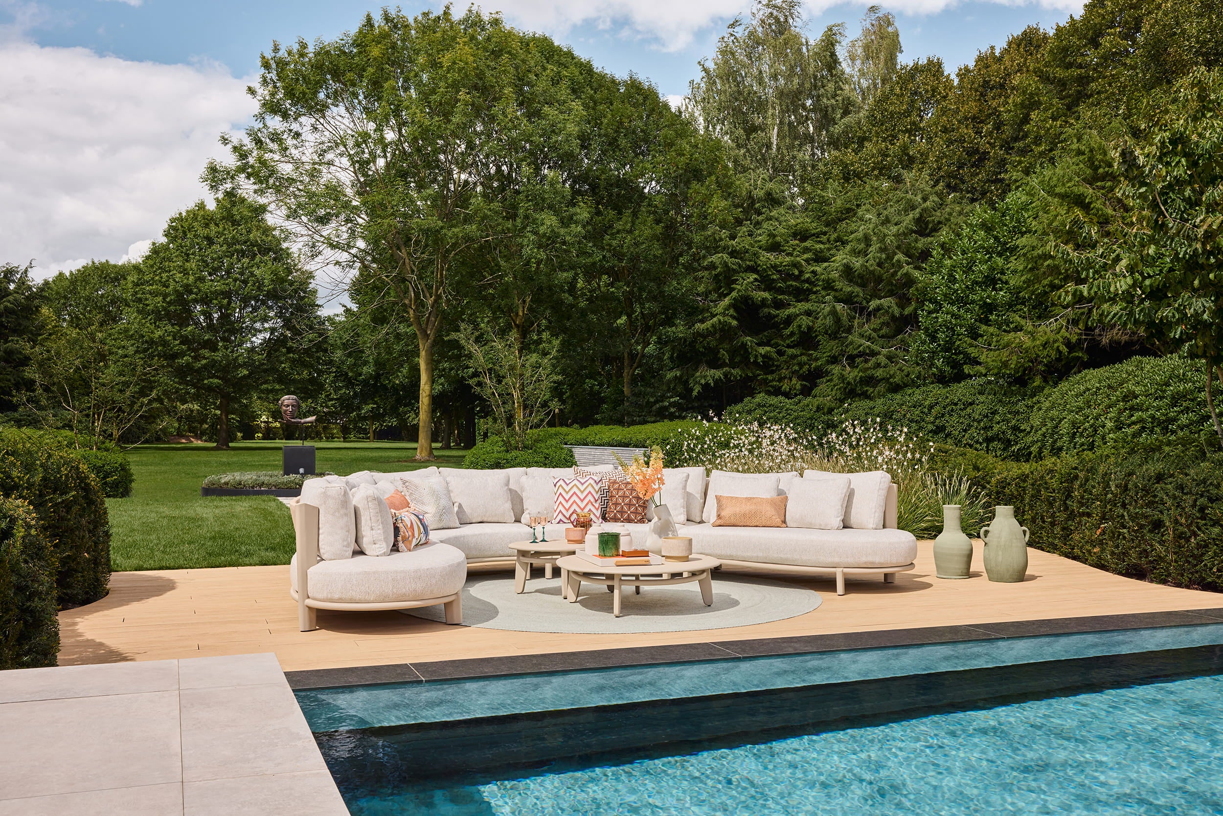 Salontafel Pico / Rios - 120x30 - Champagne