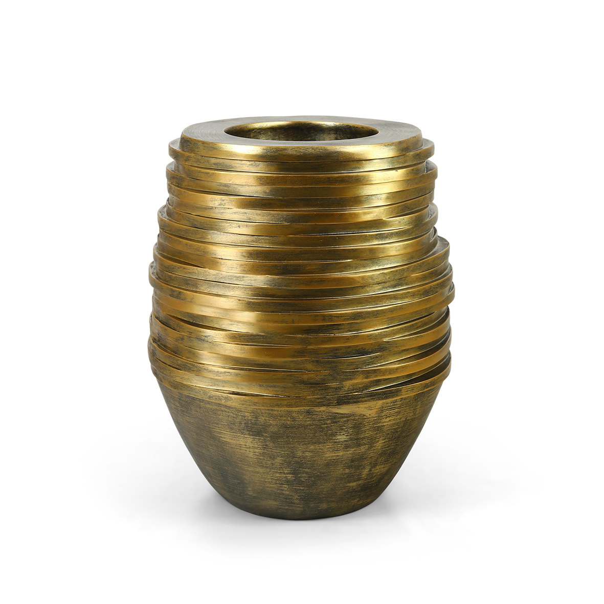 Plantenbak Roza - Goud - D64.5 H80