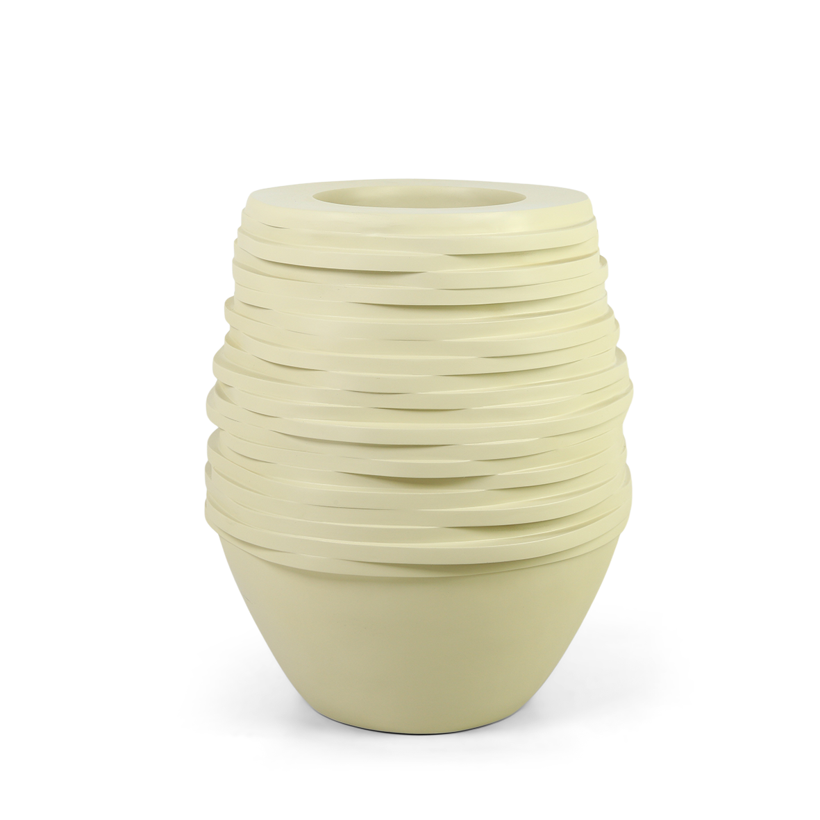 Plantenbak Roza - Oesterwit - D64,5 H80