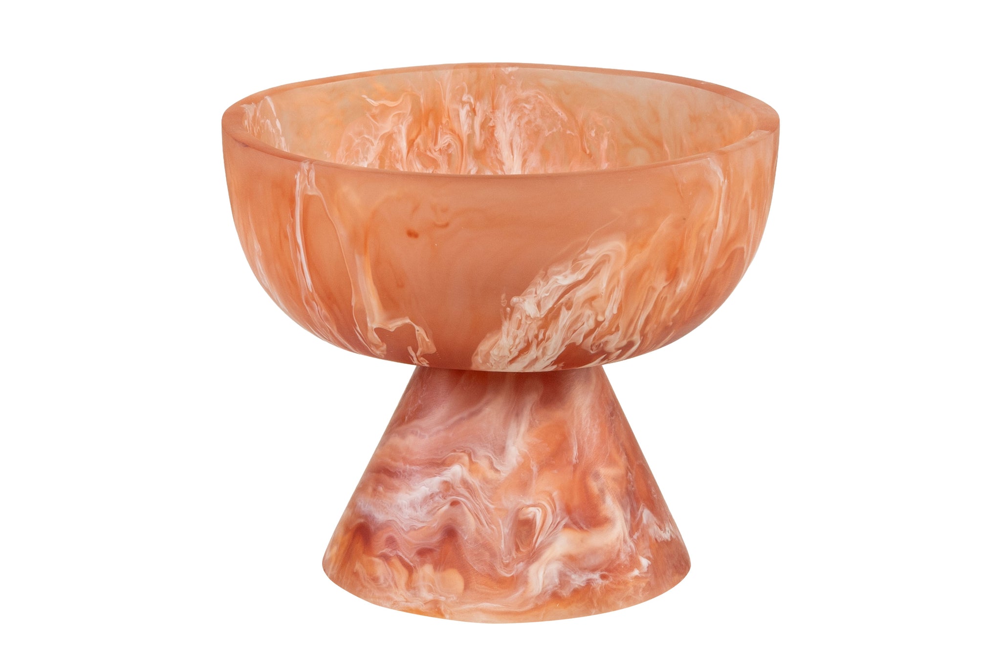Bowl Small - Ruby and Cream Transparent