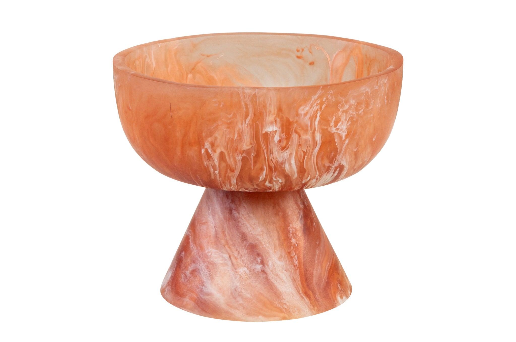 Bowl Small - Ruby and Cream Transparent