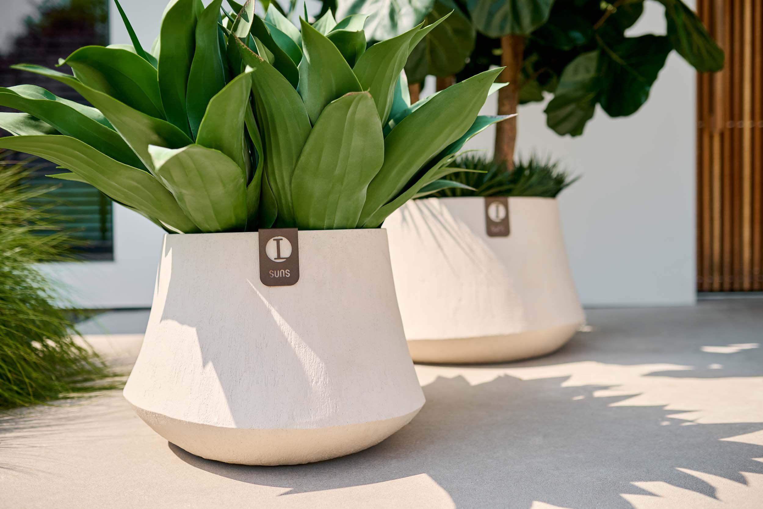 Plantenbak Rondello - Ø74x45 - Camel sand