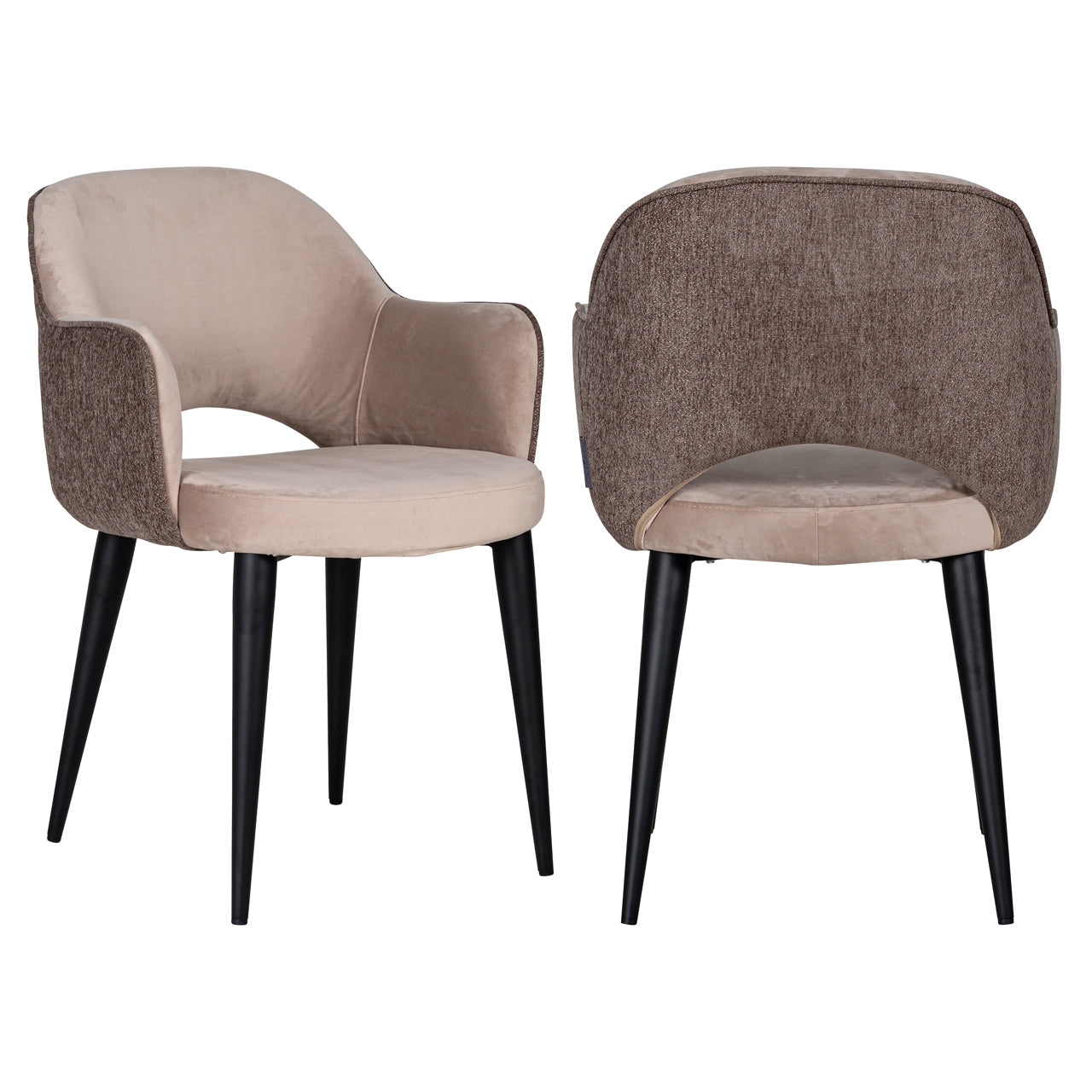 Eetkamerstoel Giovanna - Khaki velvet