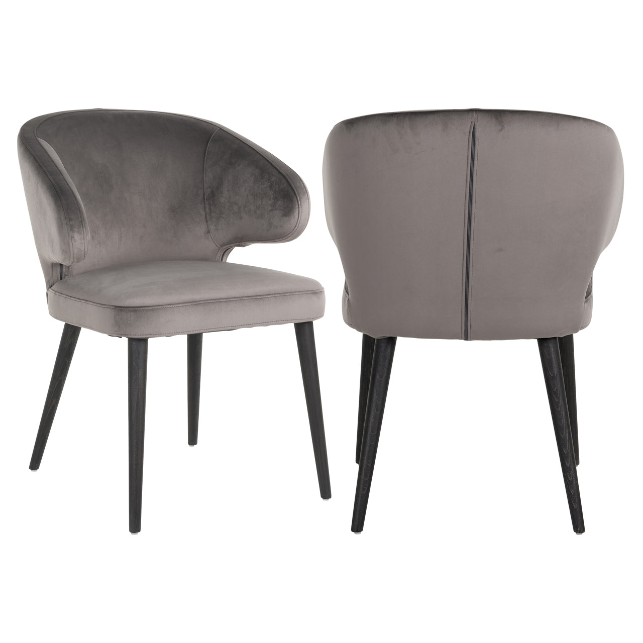 Stoel Indigo - Stone velvet