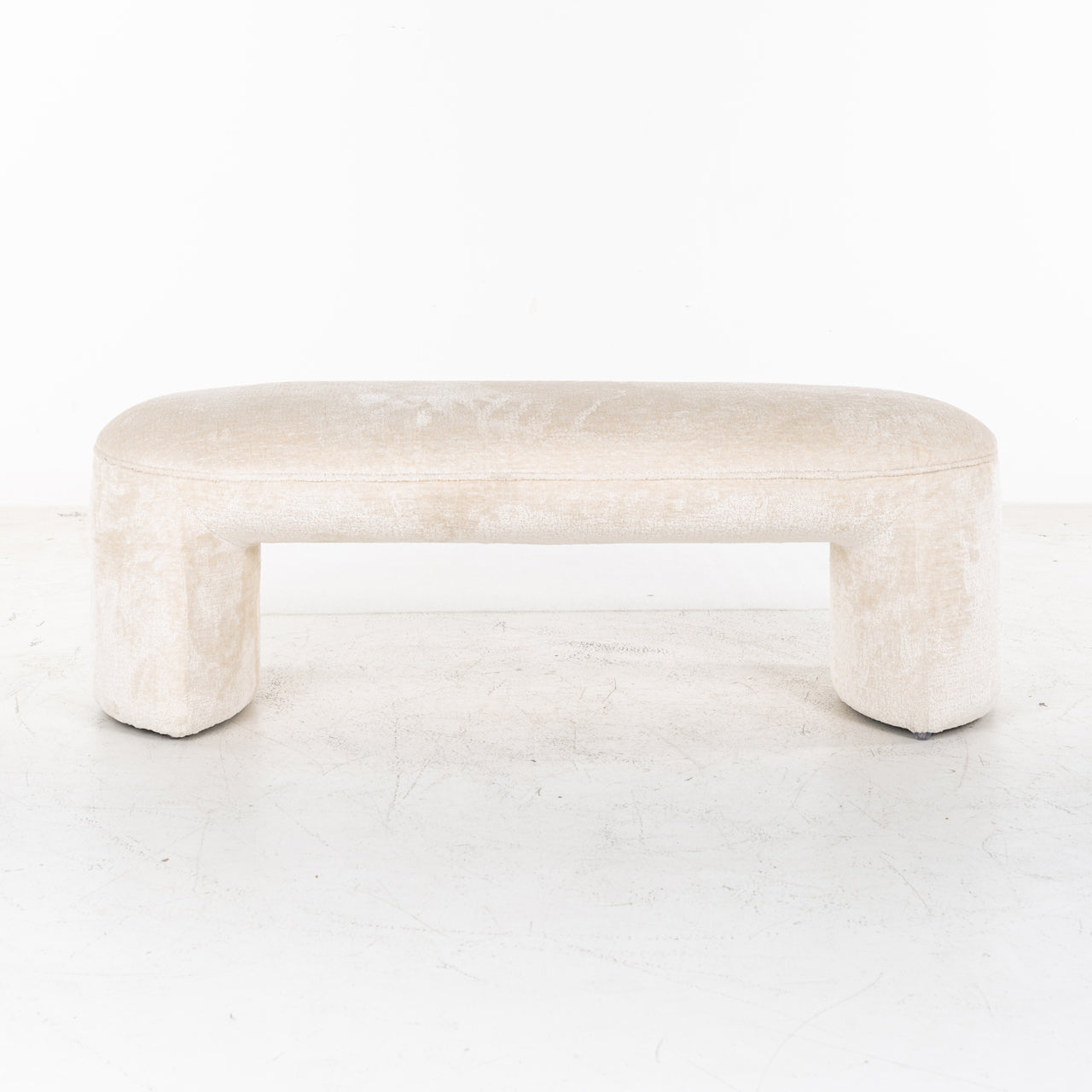 Bench Fargo - White chenille
