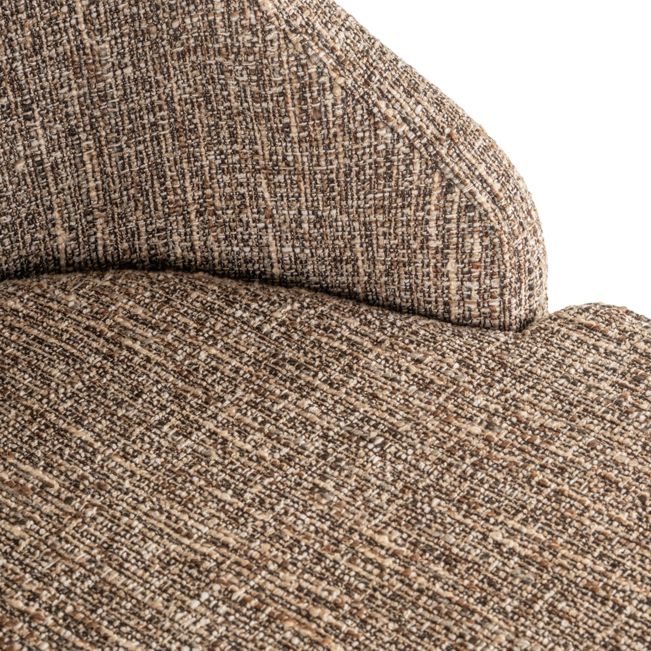 Barstoel Bolton - Brown tweed (set van 2)