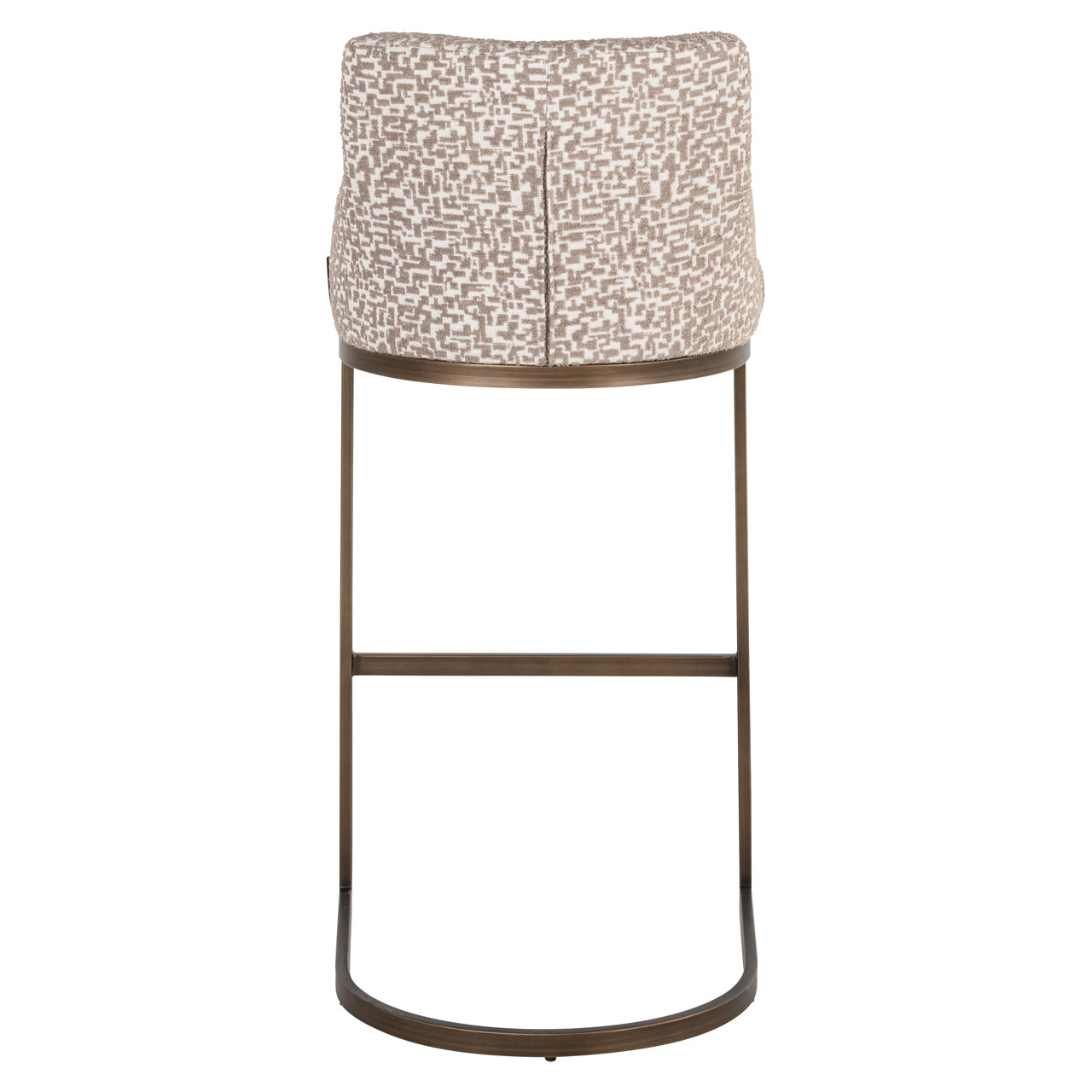 Barstoel Bolton - Natural geo (set van 2)