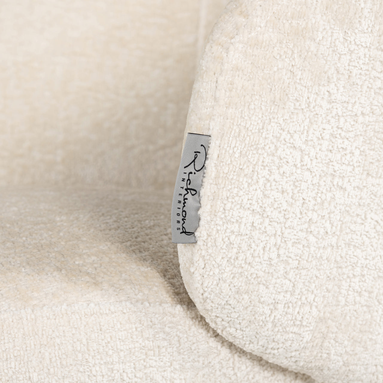 Stoel Amphara - White chenille
