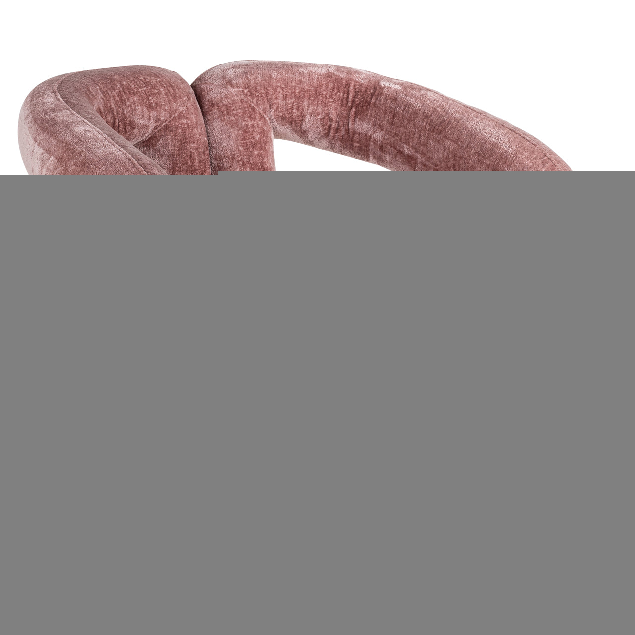 Fauteuil Dana - Rose chenille
