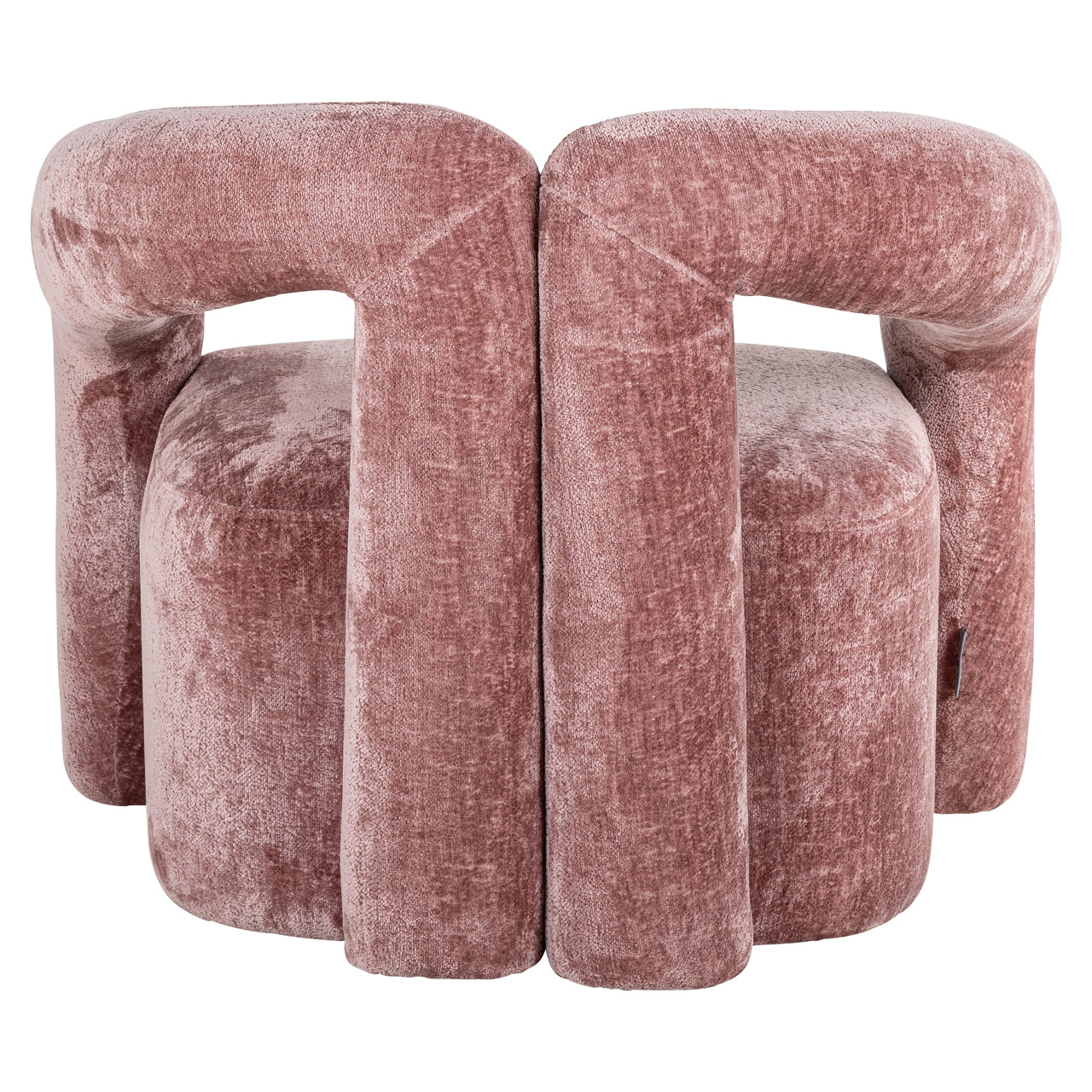 Fauteuil Dana - Rose chenille
