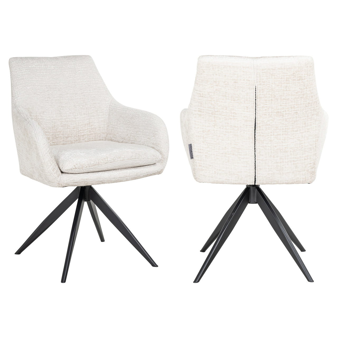 Draaistoel Lisonne - Cream fusion