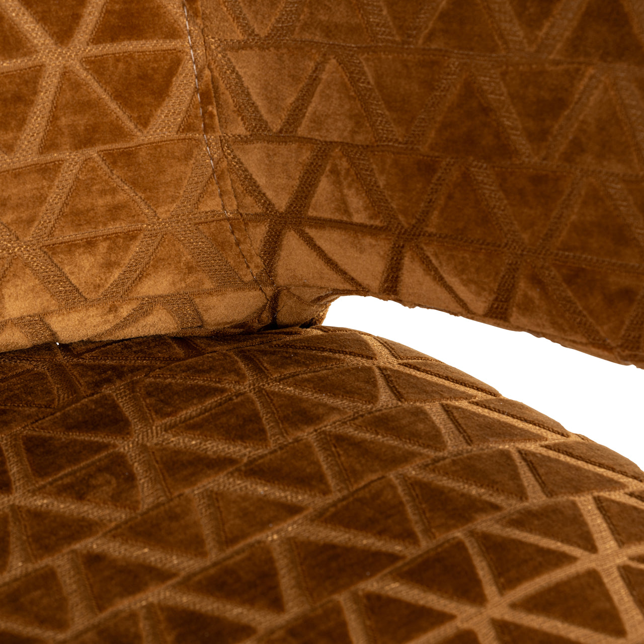 Barstoel Indigo - Laag - Gold triangle