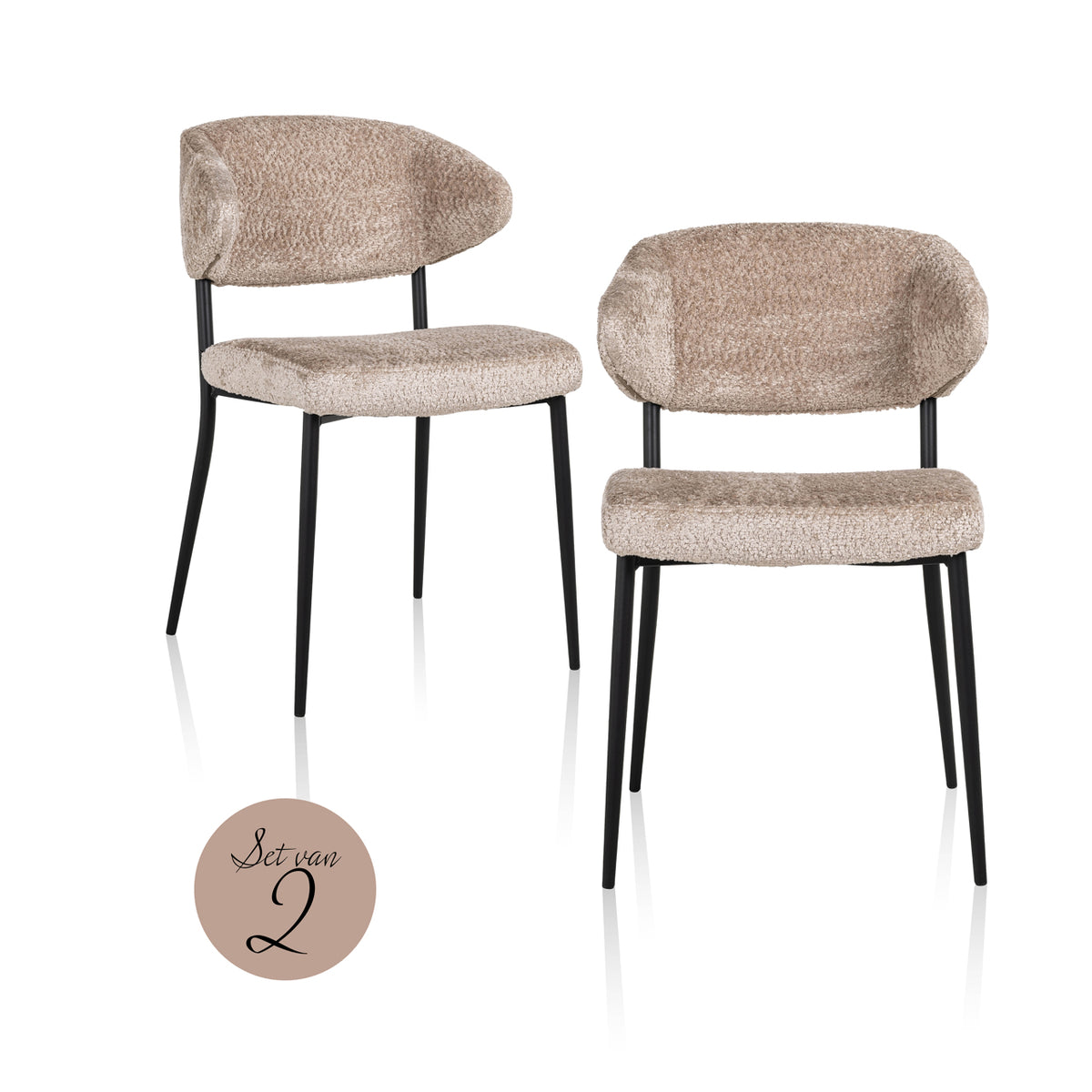 Eetkamerstoel Bea (set van 2)