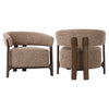 Fauteuil Dalara - Brown tweed