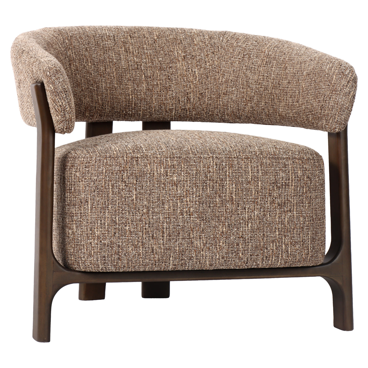 Fauteuil Dalara - Brown tweed