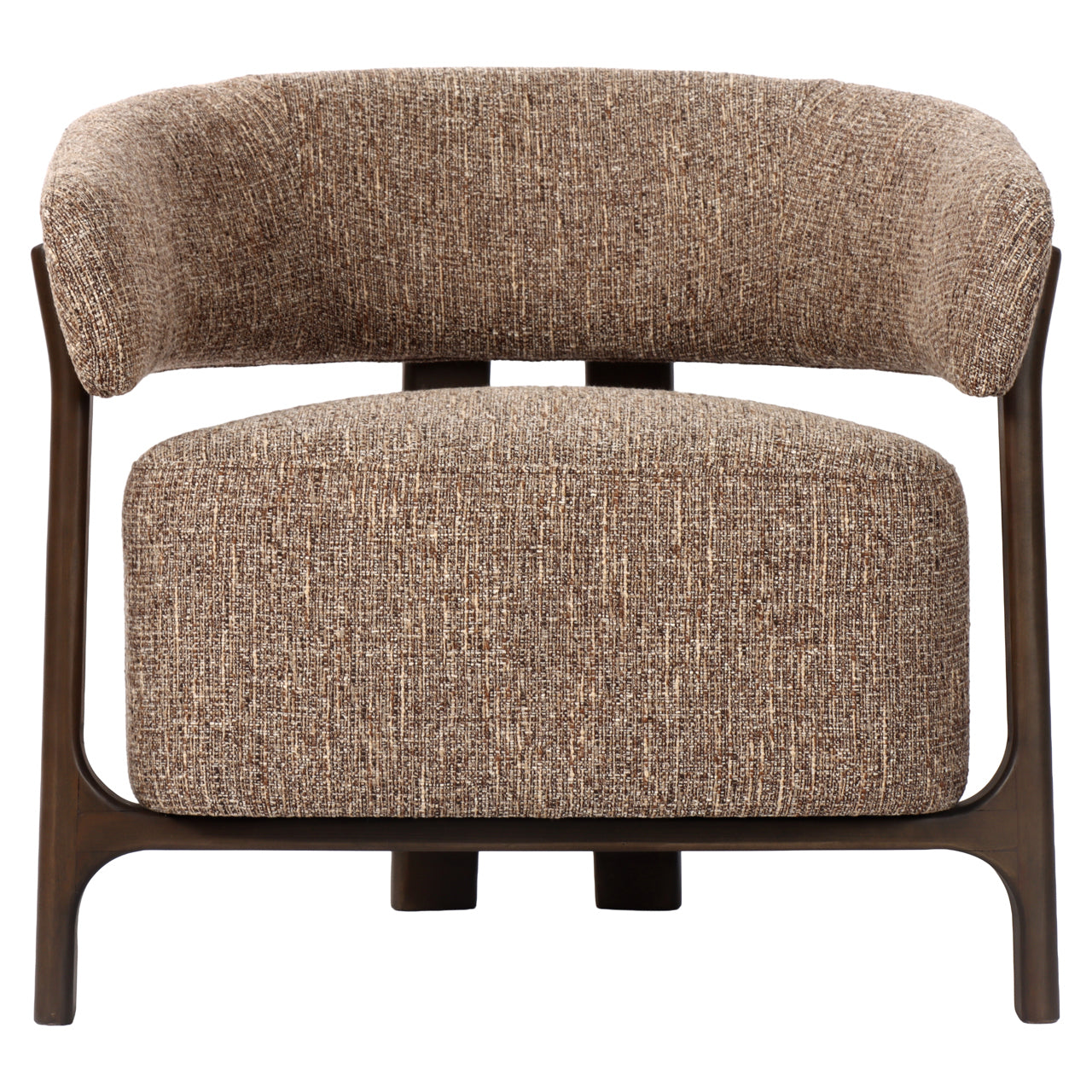 Fauteuil Dalara - Brown tweed
