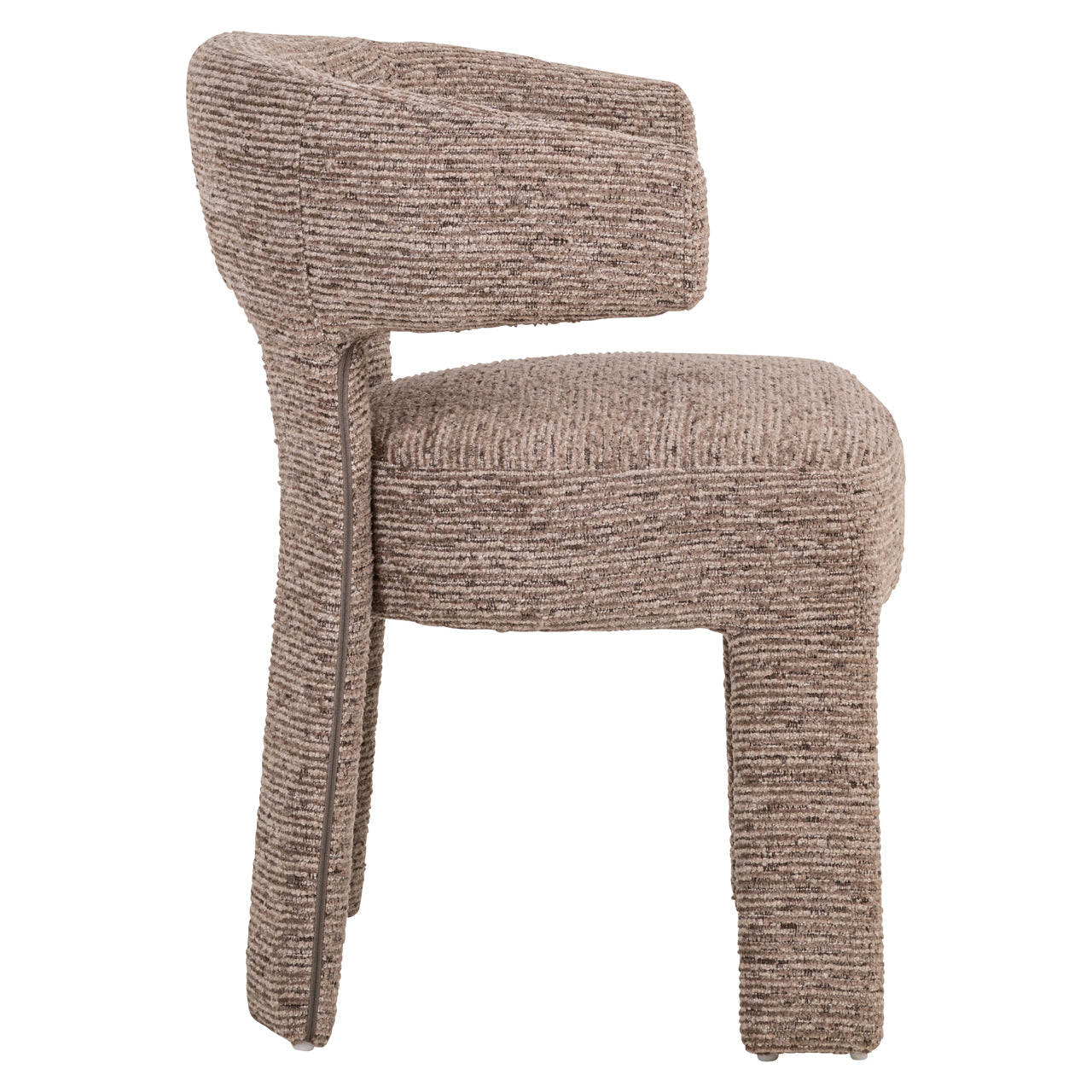 Eetkamerstoel Nerio - Mocca linear