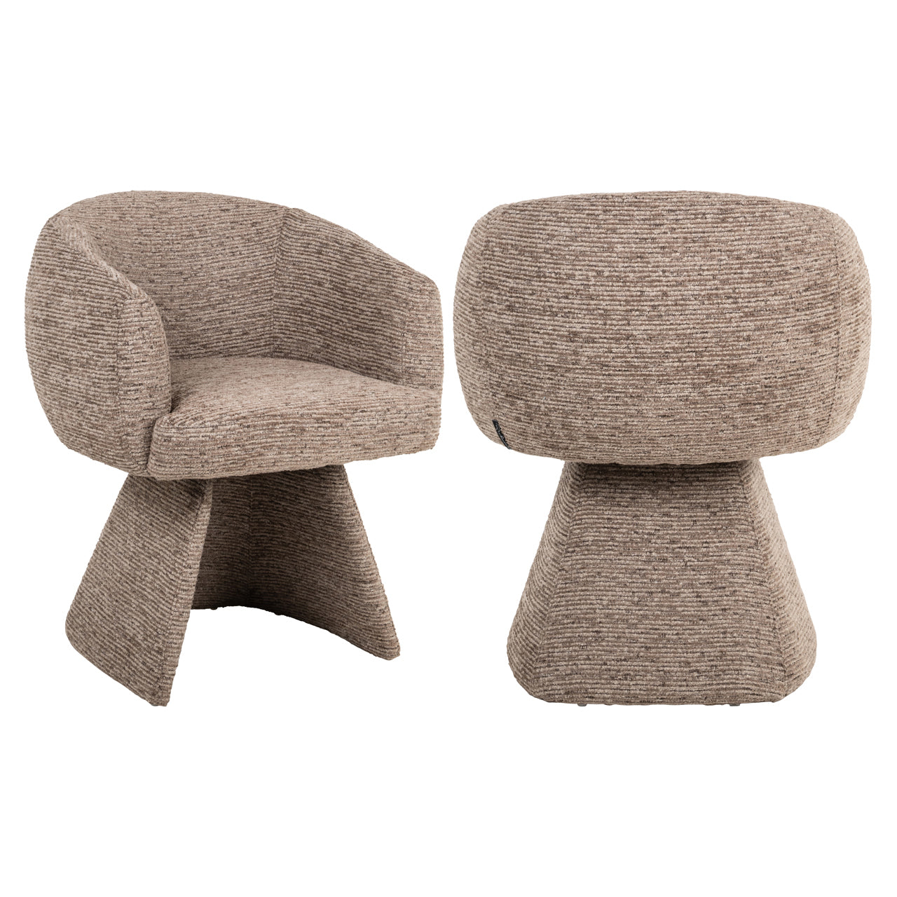 Eetkamerstoel Quiriro - Mocca linear