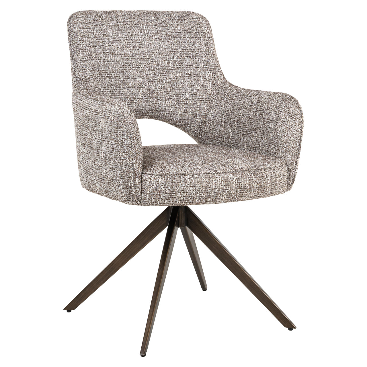 Eetkamerstoel Ginerva - Earth tweed