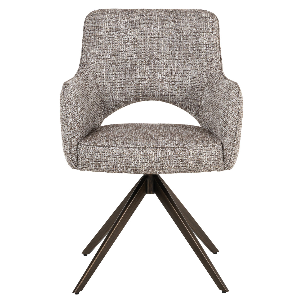 Eetkamerstoel Ginerva - Earth tweed