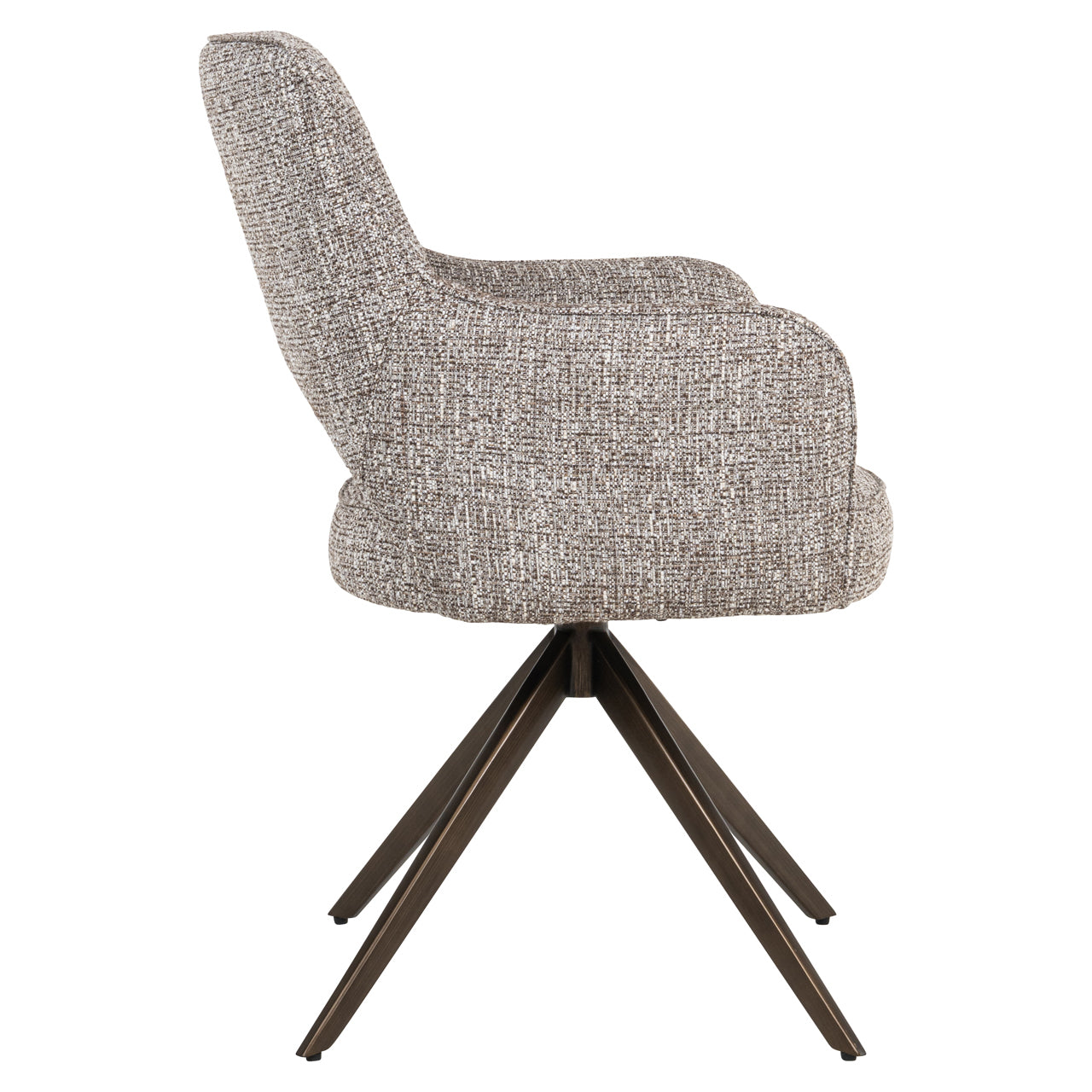 Eetkamerstoel Ginerva - Earth tweed