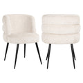 Stoel Stella - Beige chenille