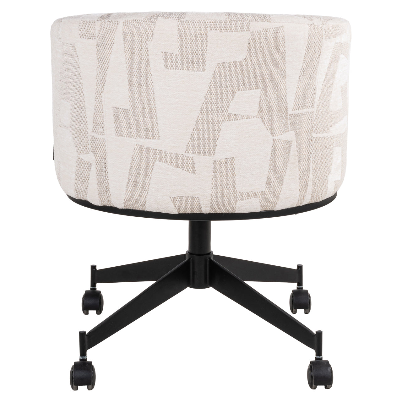 Draaistoel Rochenne - Beige graffic