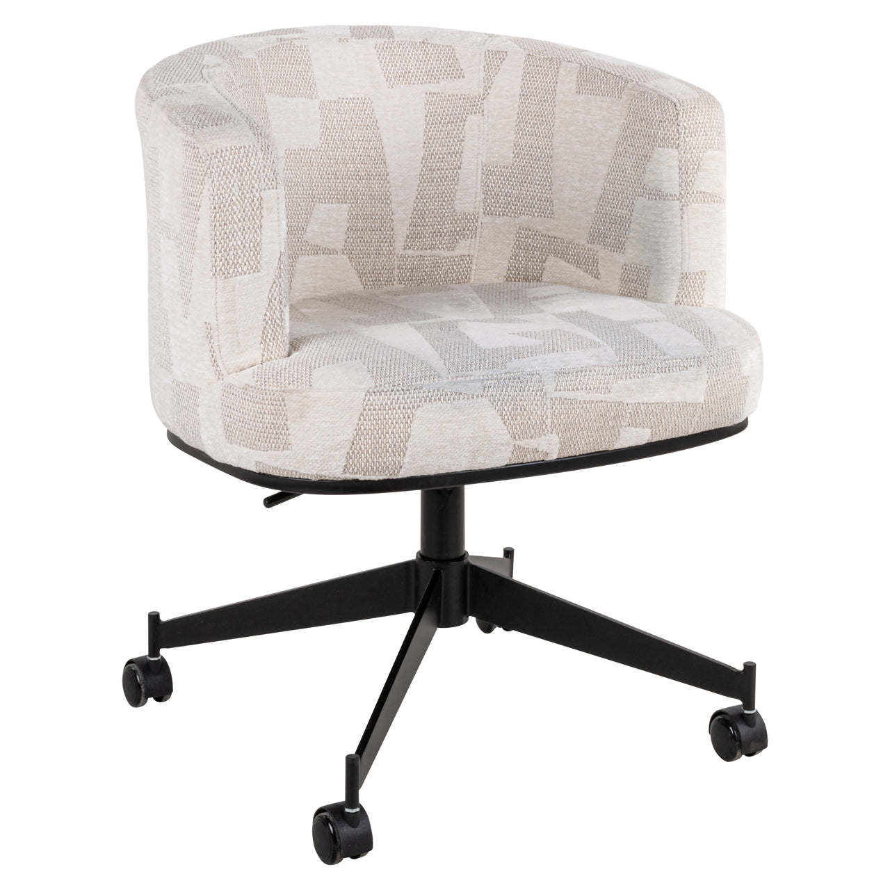 Draaistoel Rochenne - Beige graffic