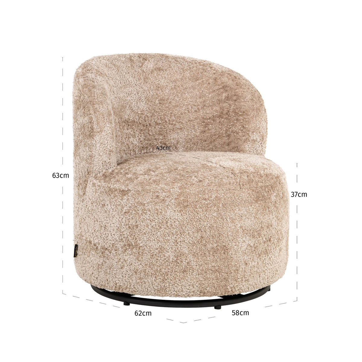 Kinderfauteuil Jackie - Sheep natural