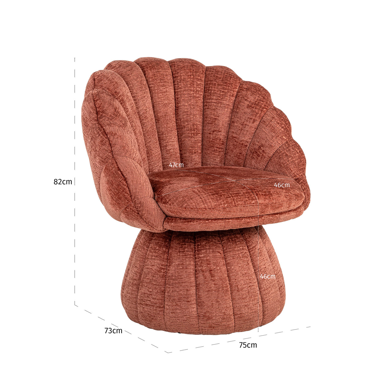 Fauteuil Blossom - Blush fusion