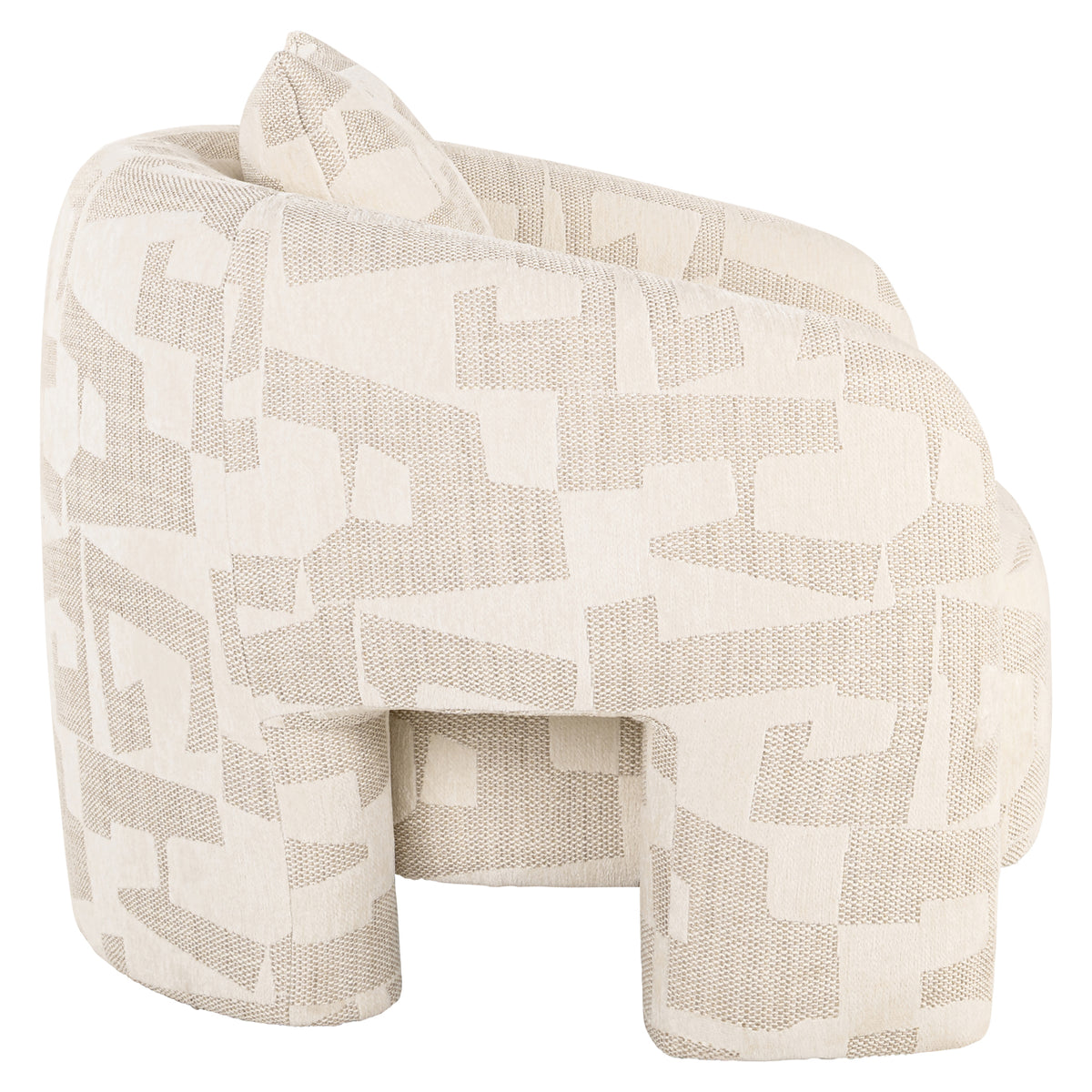 Fauteuil Tuscany - Beige graffic