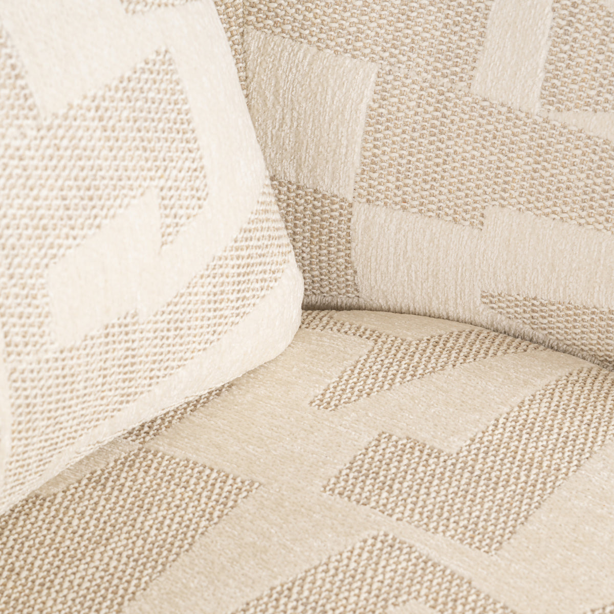 Fauteuil Tuscany - Beige graffic