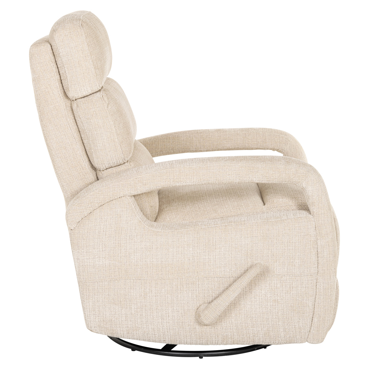 Relax draaifauteuil Denvi - Beige chenille