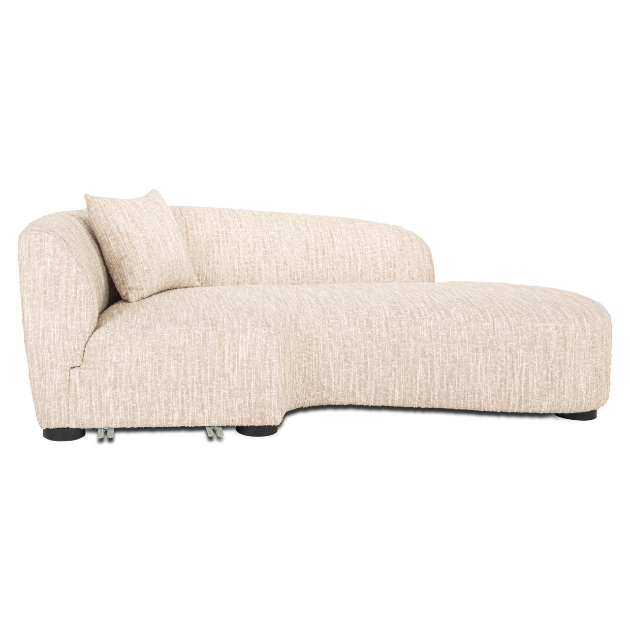 Sofa Pandora - Beige angora (lounge rechts)