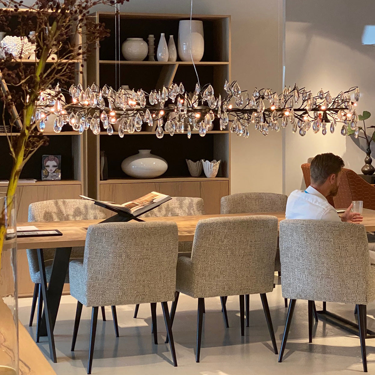 Kroonluchter Sienna - horizontaal - 260 cm