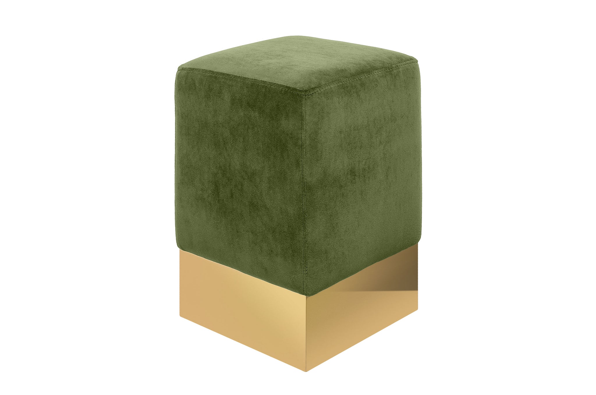 Poef Ella - Moss velvet