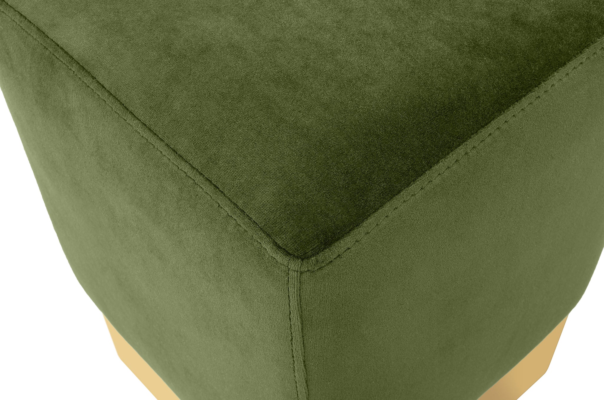 Poef Ella - Moss velvet