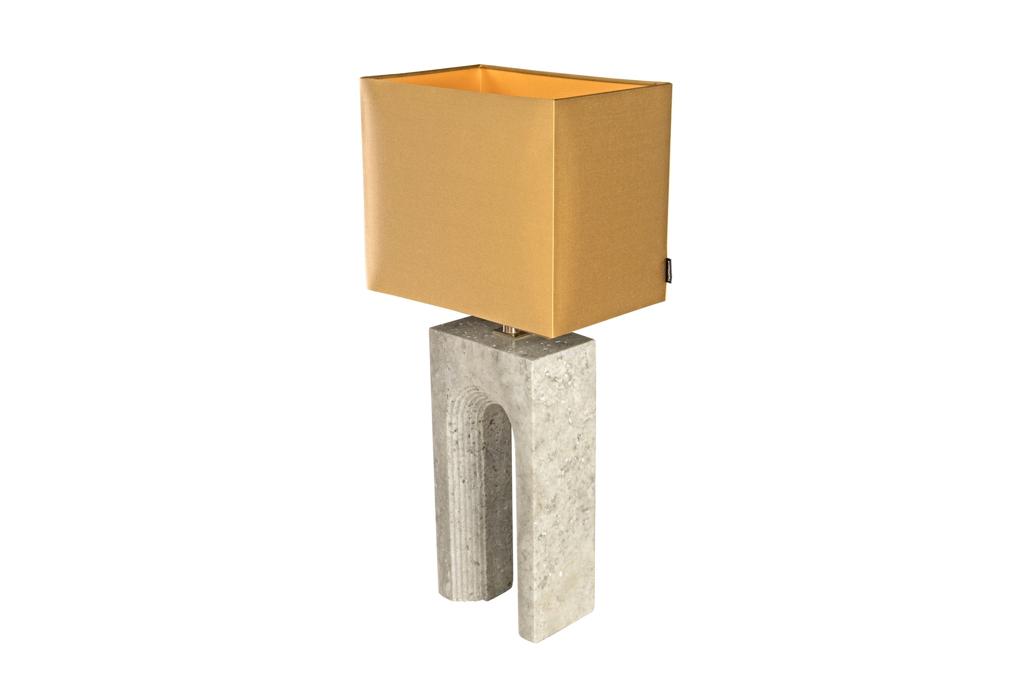 Tafellamp Reso One - Grey Travertine