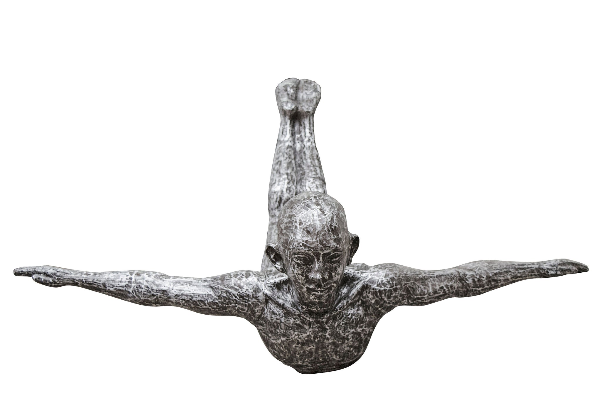 Standbeeld Abstract Diver - gebogen