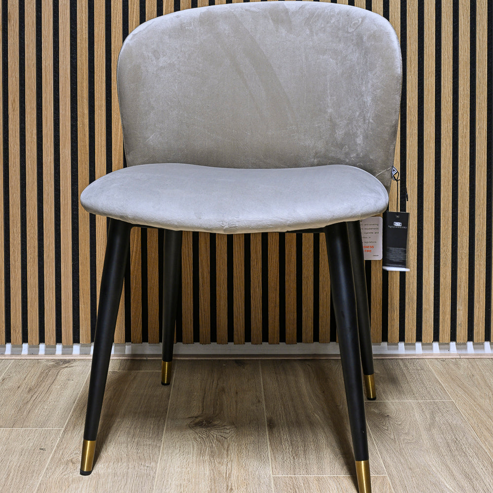 Eetkamerstoel Volante - Beige velvet | Eichholtz