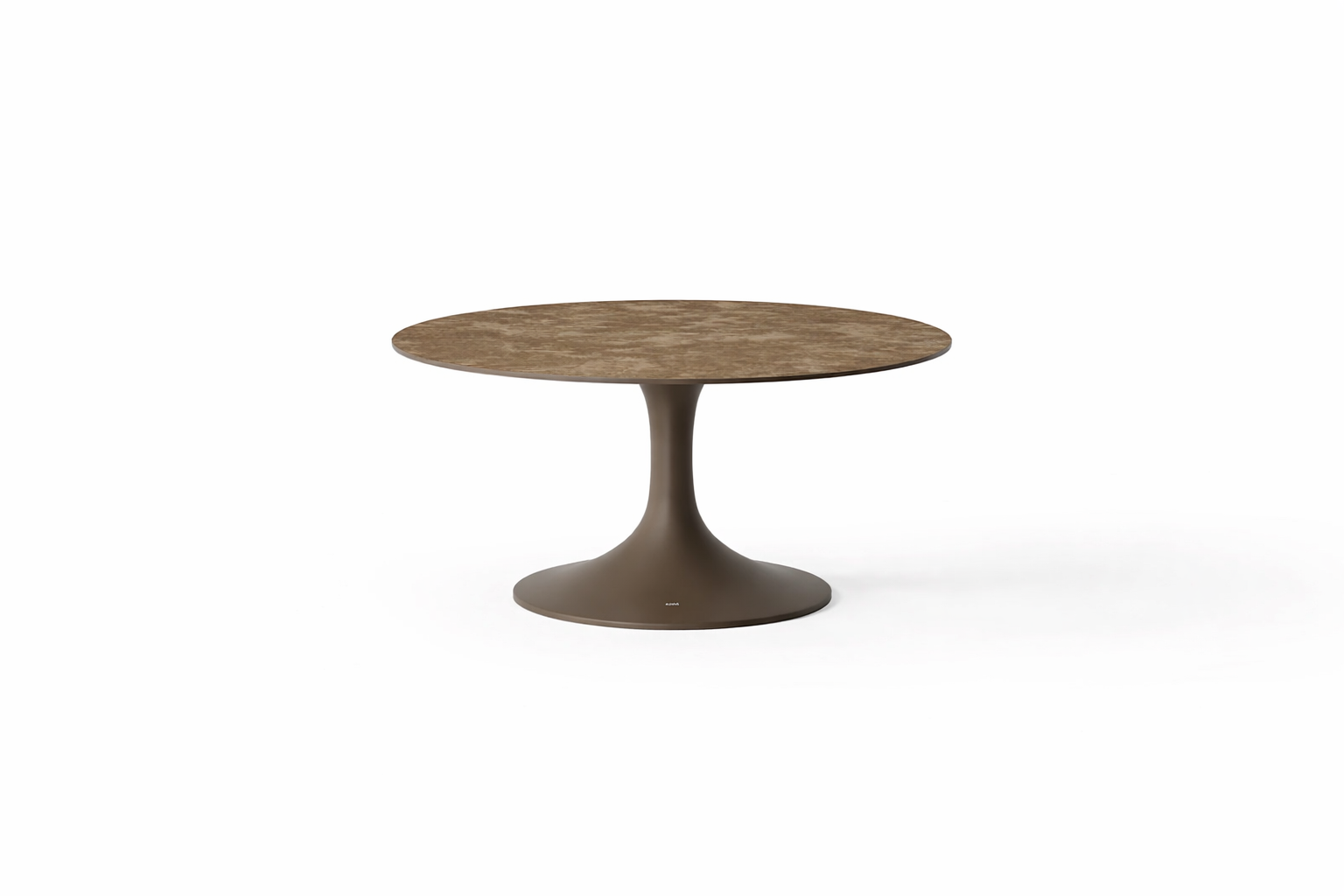 Tuintafel Nova - Low dining - Ø120 - Brons - Sintered stone